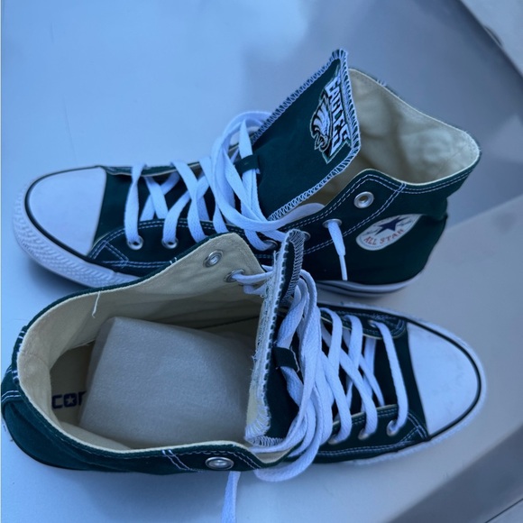 Eagles 🦅 CONVERSE
PHILADELPHIA EAGLES MENS HIGH TOP SNEAKERS - Picture 5 of 9